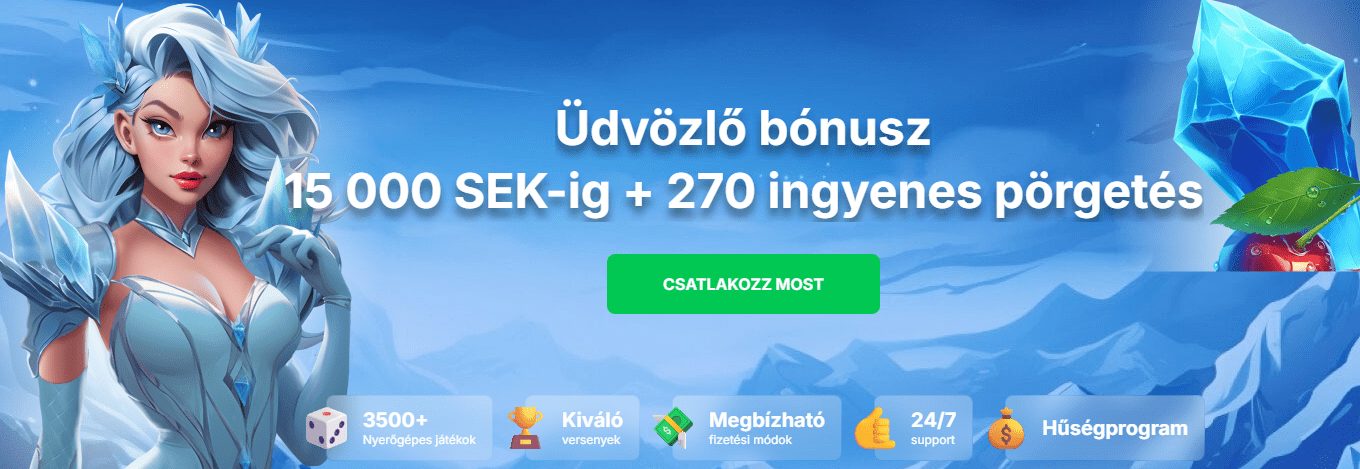 ICE Casino befizetés nélküli bónusz